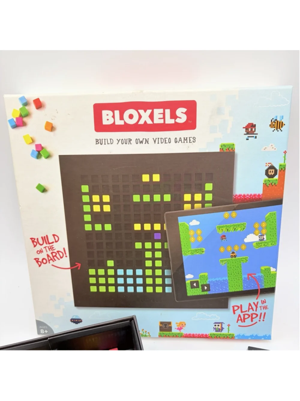 Mattel BLOXELS Build Your Own Video Games Starter Kit 320 Blocks Complete 2016